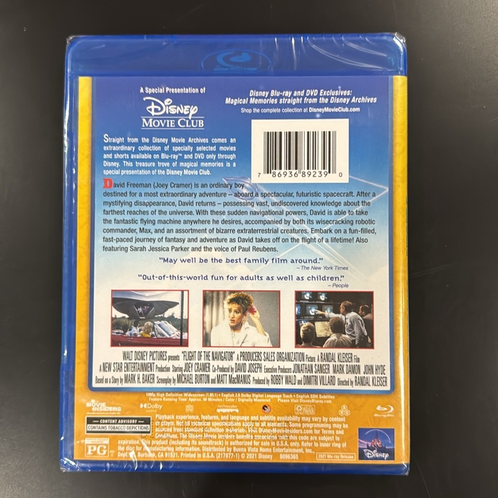 NEW: Flight of the Navigator - Blu-ray - Picture 2 of 3